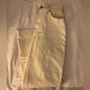 abercrombie curve love straight leg jeans 
worn once
size 4